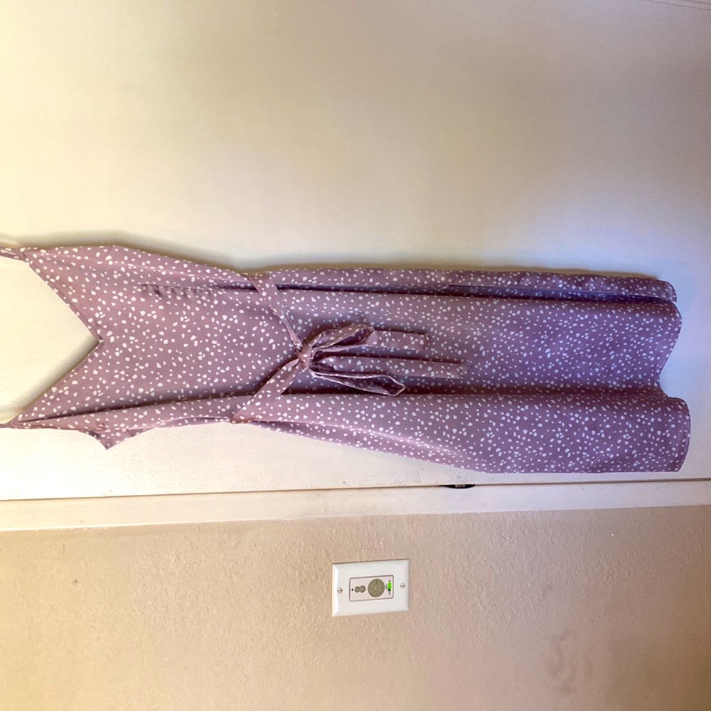 Purple Polkadot dress, Abercrombie is the brand